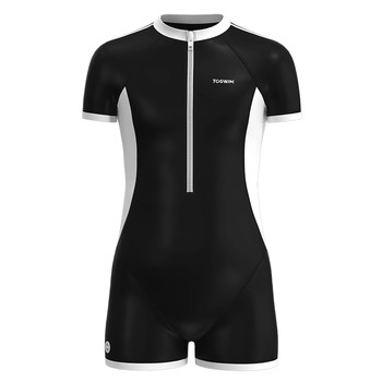 TOSWIM Children's Swimsuit Girls Concern Corner Mid -Big Big Big Children's Youth Training Sunscreen Swimsuit 2023 New
