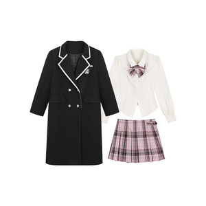 
Annie is not popular, sweet and cool tweed dress suit for women 2025 autumn and winter new slightly fat big size two-piece suit