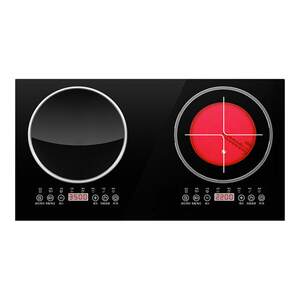 
Xiaxin embedded induction cooker double stove household electric ceramic furnace concave surface 3500w high power stir-fried double-head electric stove