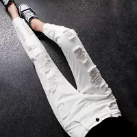 Белые джинсы, весенние штаны, коллекция 2022, высокая талия, по фигуре