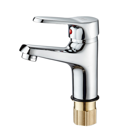 Mixer Single Lever Basin Sink Hot Cold Water Tap Brass Bath Retro Water Saving Bathroom Washbasin Taps - View #3