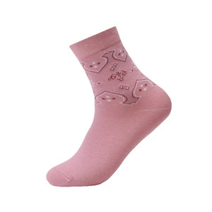 Hengyuanxiang socks Mom Moms socks 100%pure cotton autumn and winter middle -aged grandma full cotton odor -proof mid -tube female socks
