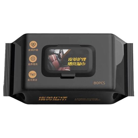 Car interior cleaning coating wet towel, car leather seat for car leather seats for strong de -stain multi -functional car wipe artifacts