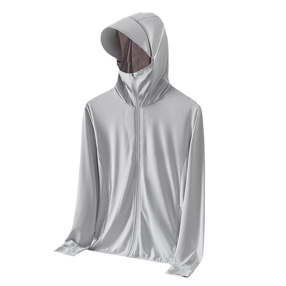 Thin -breathable net sun sunscreen clothing men and women ice silk summer outdoor riding fishing fisher in fishing hats, sunscreen jacket jacket
