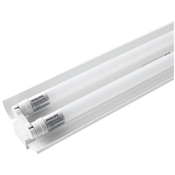 Philips Led Tube T8 Double Tube Fluorescent Lamp With Hood 1.2 Meters Long Single And Double Bracket Light Tube Light Stick Complete Set