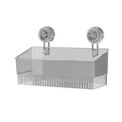 Suction cup storage rack bathroom punch-free artifact bathroom washbasin wall-mounted storage shelf food preparation tray