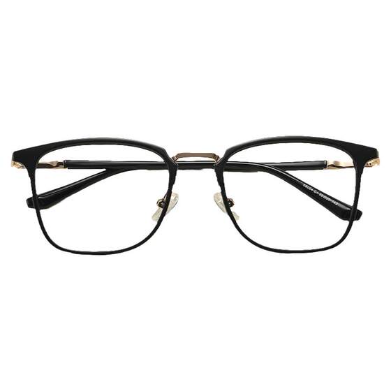 TR90 Frames Framented Glasses Frame Men with lens can be equipped with lens tide men's thick frame myopia glasses personalized glasses shelf anti -allergy
