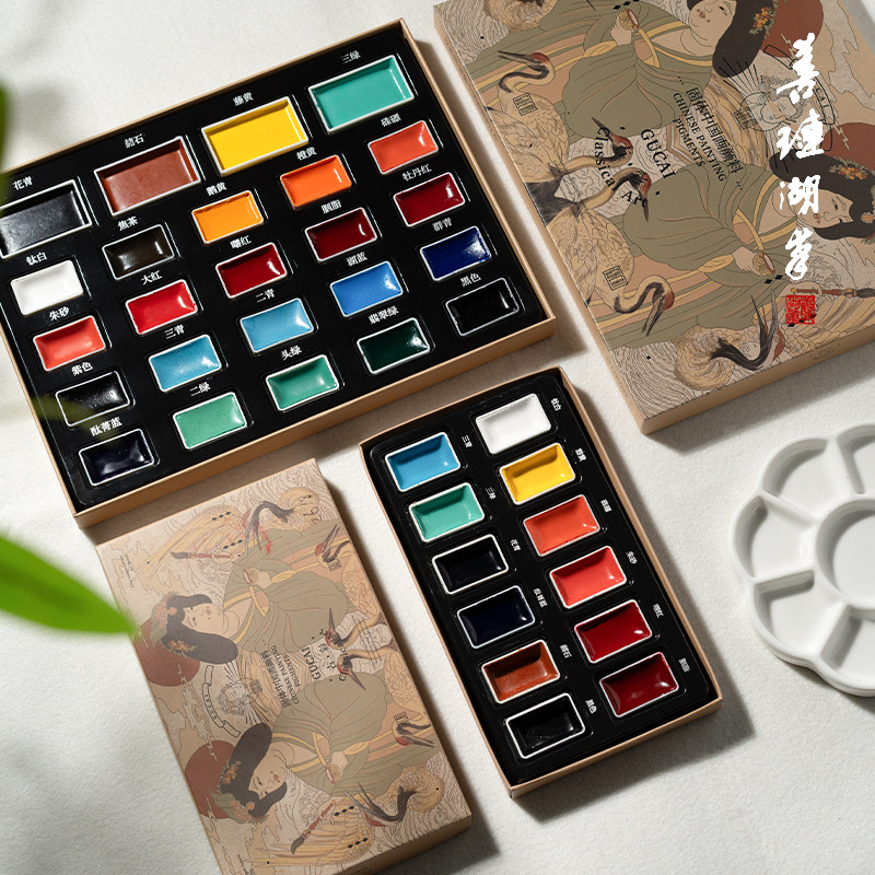 �������ʹŲ�12ɫ24ɫ����������ϳ�ѧ����װ��Ʒ����ȫ��ˮī������³��˹����ר��ë�ʹ��ʻ��ղ�ˮ�����