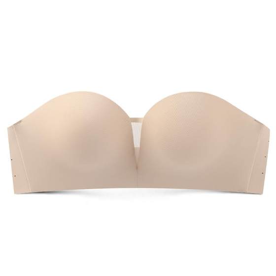 
[99 yuan 2 pieces] Runwei strapless underwear women's summer non-slip tube top beautiful back push-up seamless no wire bra