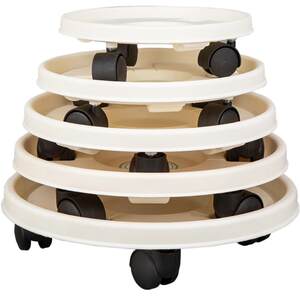 
Alice thickened mobile tray flower tray cushion base universal wheel tray flower pot bottom basin support roller round chassis