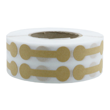 500/Roll Paper Diewelry Label Запечатывание для колец, ожерелий, серьс, часов, браслетов