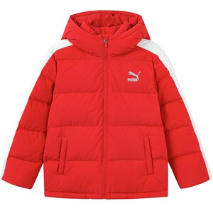 
PUMA children's clothing new fashion children's down jacket boys red hooded down jacket big children thickened winter clothing