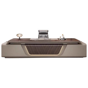 
Boss desk simple modern office furniture office desk manager desk light luxury high-end boss desk chair combination