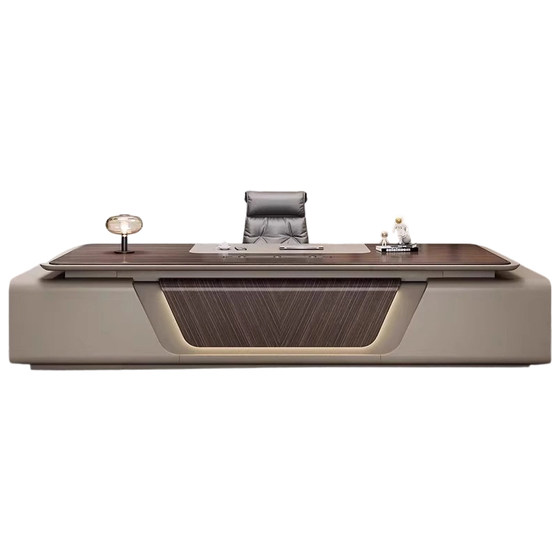 
Boss desk simple modern office furniture office desk manager desk light luxury high-end boss desk chair combination