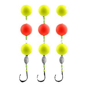 Luoyang ball floating fishing grass carp line group set of finished hand pole Luya Piaolu loach fish line strong horse floating
