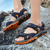 Летние сандалии, спортивная нескользящая износостойкая пляжная обувь, свободный крой, коллекция 2023, большой размер