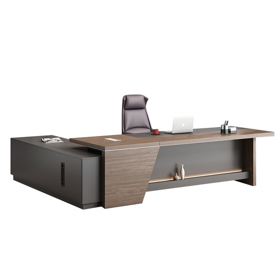 
Boss desk CEO table Simple modern boss desk Large desk Office desk Chair combination Single office furniture