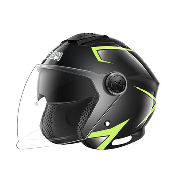 
3c certified helmet electric battery car men's warm motorcycle half helmet women's four-season winter anti-fog national standard