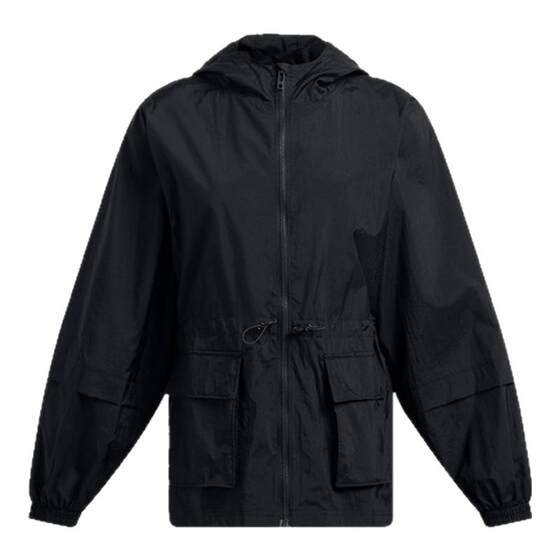 Under Armour UA women's top tunic hood training sports casual loose fashion jacket 1386455