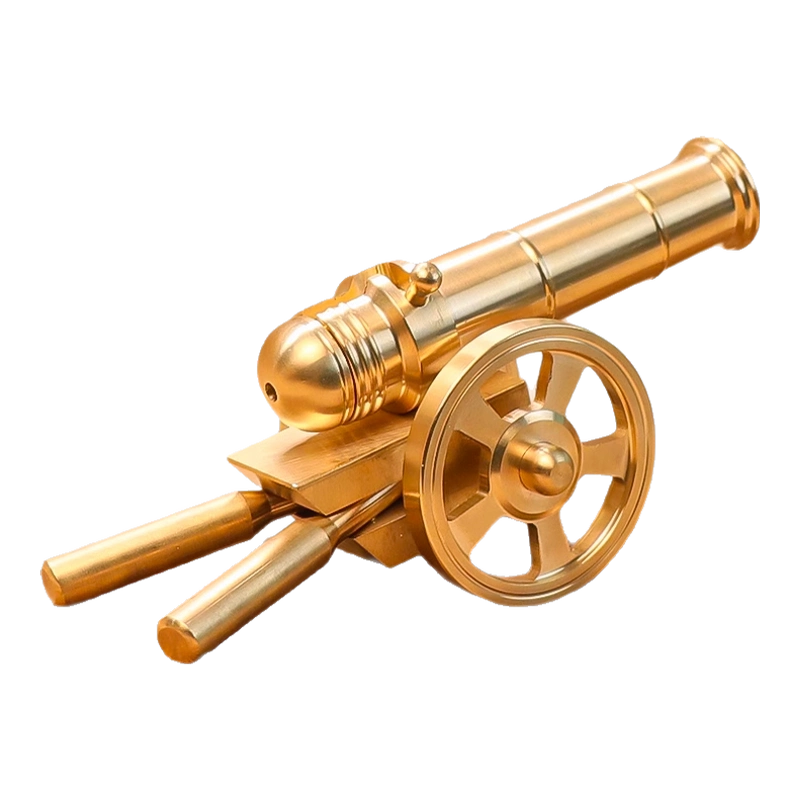 銅製 大砲形昇龍彫銅器 42cm 約5.9kg 銅製 大砲形昇龍