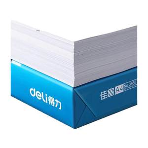 
Deli a4 printing paper whole box a4 paper copy paper 70g affordable 80g double-sided printing white paper one box 5 pack