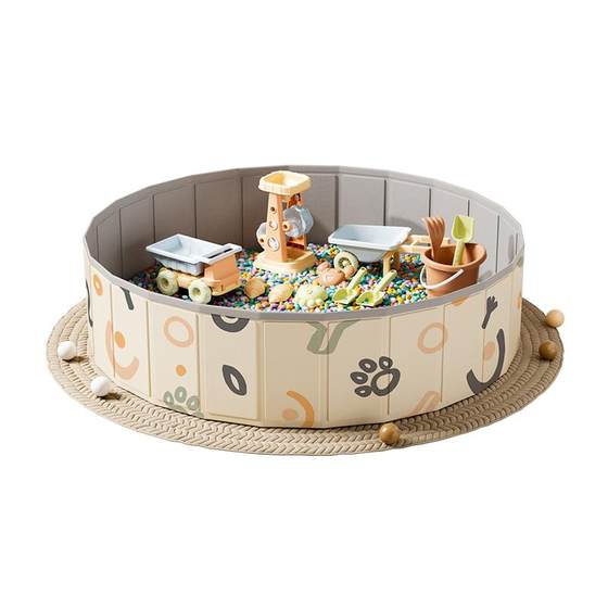 
Children's toy sand pool digging sand set non-toxic indoor cassia imitation porcelain sand baby entertainment ocean ball pool