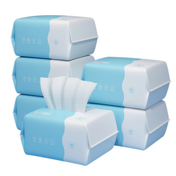 Newborn wet and dry butt cleansing baby cotton soft wipes