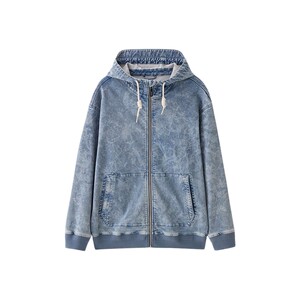 
[Same style as blogger] AMAKROM men's spring and summer retro cardigan loose casual hooded denim jacket