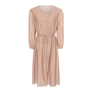 
JESSIE 2025 autumn new Korean sweet age-reducing dress for women with high waist long sleeve lace-up slim skirt