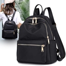 Backpack for women in 2024, new small backpack for women, versatile and fashionable canvas small bag, backpack, trendy travel Oxford cloth