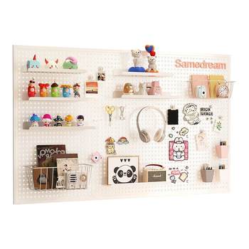 Desk hole board storage rack wall storage rack