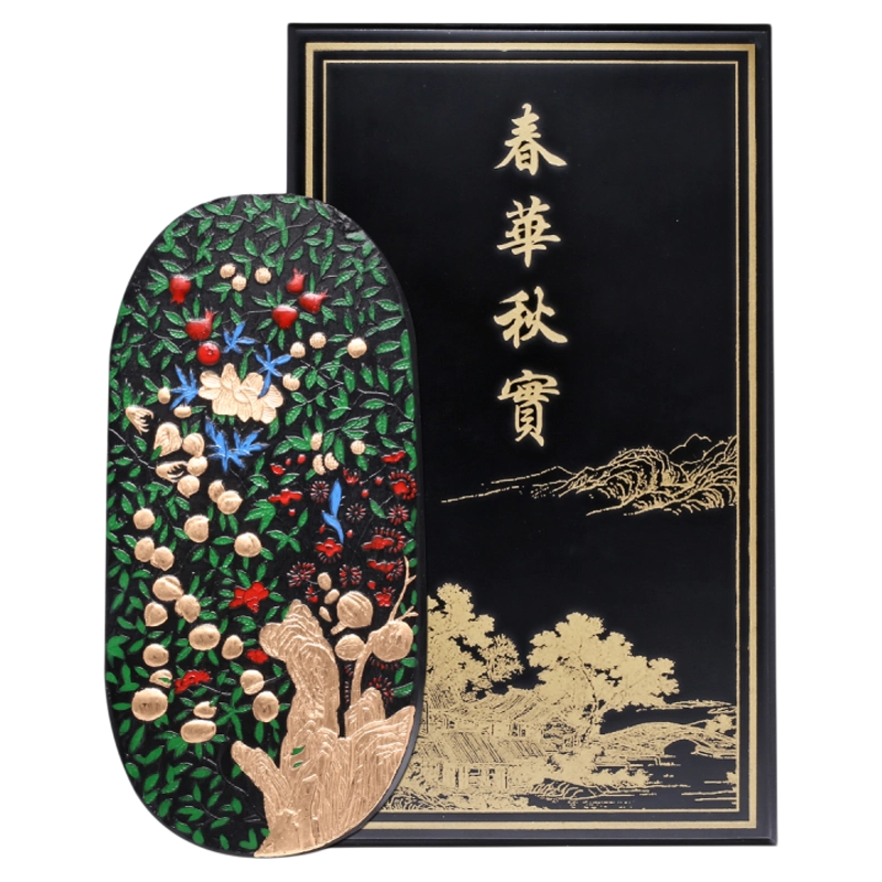 非遗徽墨古法制作胡开文墨条松烟桐油烟墨块老墨条国画书法专用墨