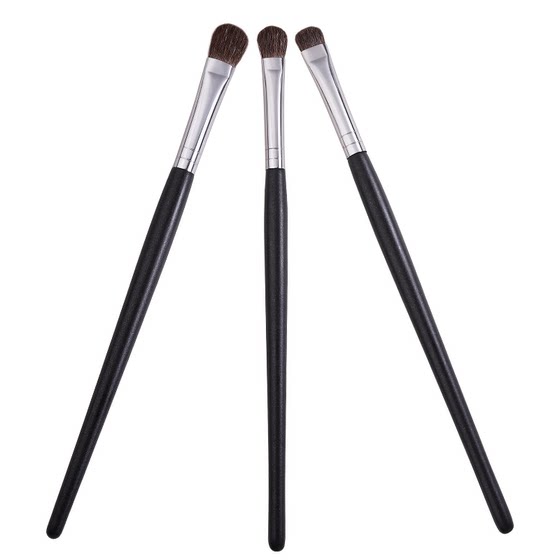 
Eyeshadow brush three-piece set eye makeup shop color animal hair medium small smudged three-piece set makeup eye brushes