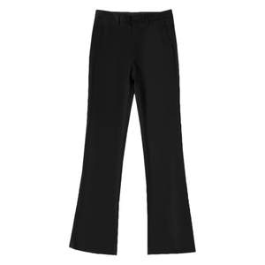 High -grade elastic flared pants men's vertical straight tube loose wide -leg long trousers fashion micro -foot business free hot pants

