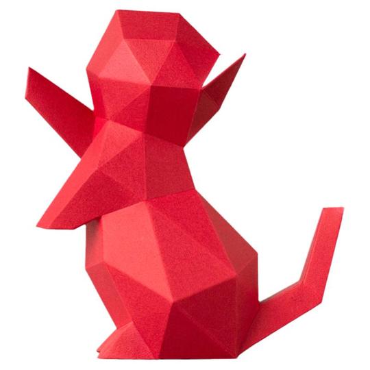 Kit De Bricolage En Papier Origami En Forme De Chaton Mignon, Modèles Amusants En Papier 3D Pour Chiens, Chats Et Dinosaures, Sculpture D'animaux Pour Adolescents Et Adultes, Cadeau Décoratif (chat