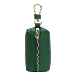 Genuine Leather Key Bag Women's Soft Top Layer Cowhide Car Key Bag Hanging Bag Large Capacity Zipper Storage Bag Key Bag
