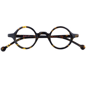 Fujii Taro hand -made Japanese glasses frame men's small face retro literary and artistic trendy sheet glasses frame small round frame men and women
