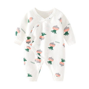 
Newborn onesie baby boneless haria spring and summer four seasons pure cotton newborn monk clothes crawling clothes baby clothes spring and autumn