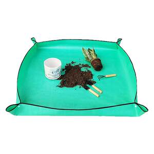 Gardening ground pad soil pad succulent tool Plants change pots and mixing soil pad waterproof house balcony garden art pads
