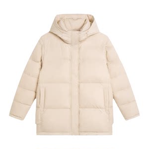 
Ducky 2025 Autumn and Winter New Stand Collar Short Down Jacket Small Women's Winter Dopamine Hooded Removable Hood Jacket