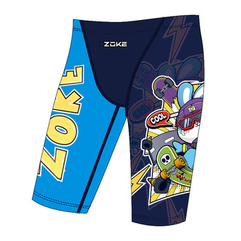 Zhouke new boys' five-point racing swimming trousers