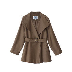 
Tan Fei Fashion [Seattle Windbreaker] Autumn New Style Fashionable Stand Collar Loose Casual Jacket Women's Clothing