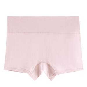 Flat -angle cotton high -waisted women's panties without trace safety trousers to prevent light tie trousers large -size breathable anti -walking bottom pants