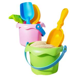 Jingqi children's beach toys baby digging sand digging tools playing snow soft rubber set shovel beach sand playing water