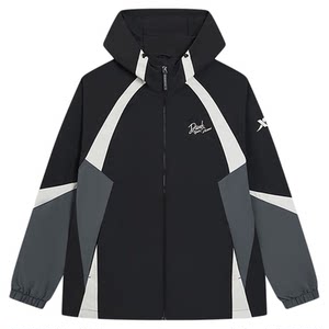 
Extstep double-layer windbreaker men's 25 autumn new loose contrast color splicing casual sports windbreaker 975329150266