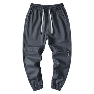 
Black casual trousers for men 2026 spring and autumn work wear leggings men's nine-point trousers men's summer men's trousers sports trousers