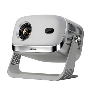 
New Konka C9S projector home ultra-high definition can be connected to mobile phone TV bedroom dormitory bedside outdoor daytime camping mini small mobile portable bracket curtain integrated projector