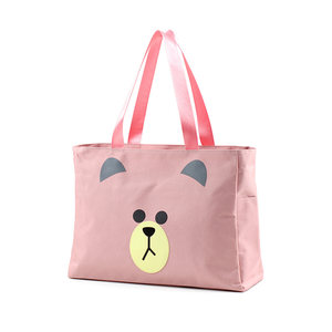 
Travel bag cute lightweight large capacity female hand-to-wear travel bag canvas short-distance duffel bag hand-to-wear student