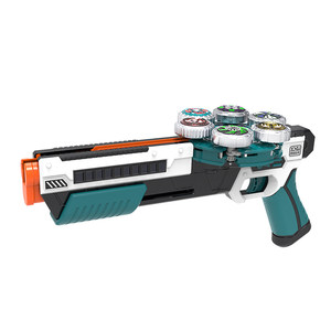 
New Magic Gyro Gun 6-shot 5-generation 4-year-old rotating fighting gyro boy toy children's New Year gift