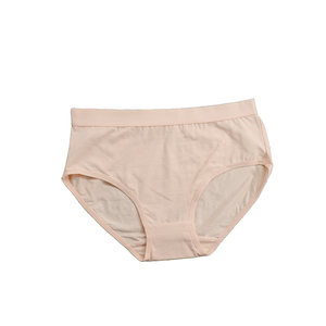 Buy 4 Get 1 Export of Japan Original Single 40S Comb with Cotton Simple and Comfortable Performing low waist Bar hip triangle panties
